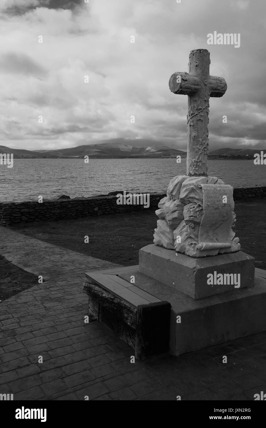 Monument à Waterville Butlers, comté de Kerry, Irlande Banque D'Images