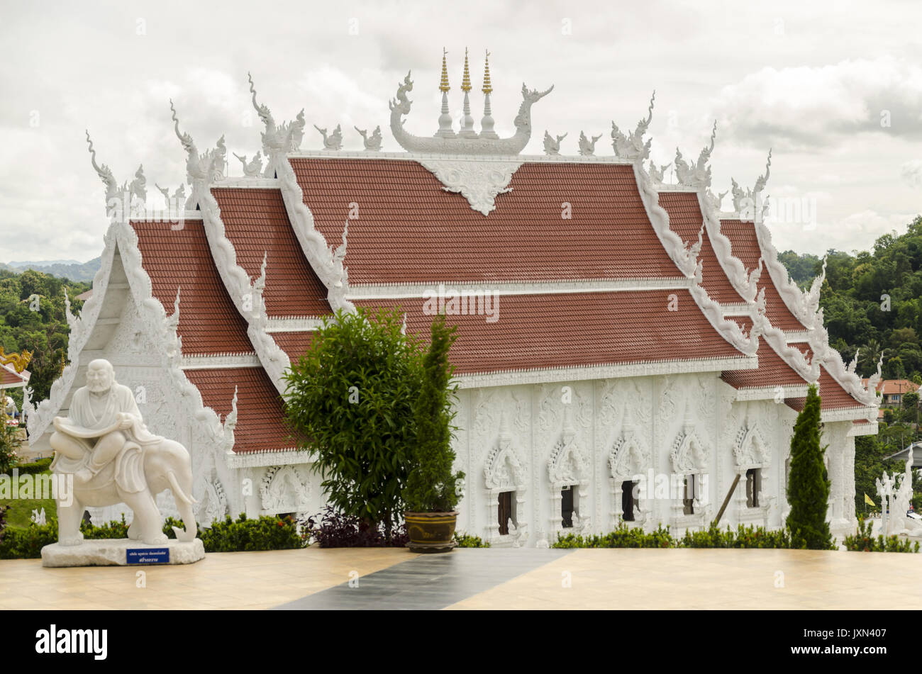 Wat Huai Pla Kung, grand temple bouddhiste, Chiang Rai, Thaïlande Banque D'Images
