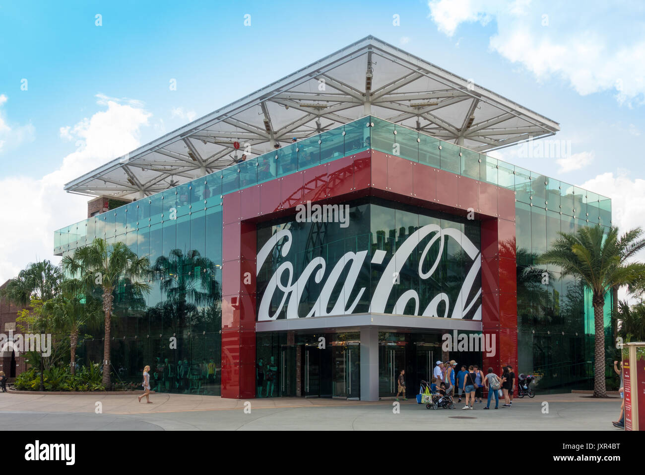 Le magasin Coca Cola à Disney Springs, Walt Disney World, Orlando, Floride. Banque D'Images
