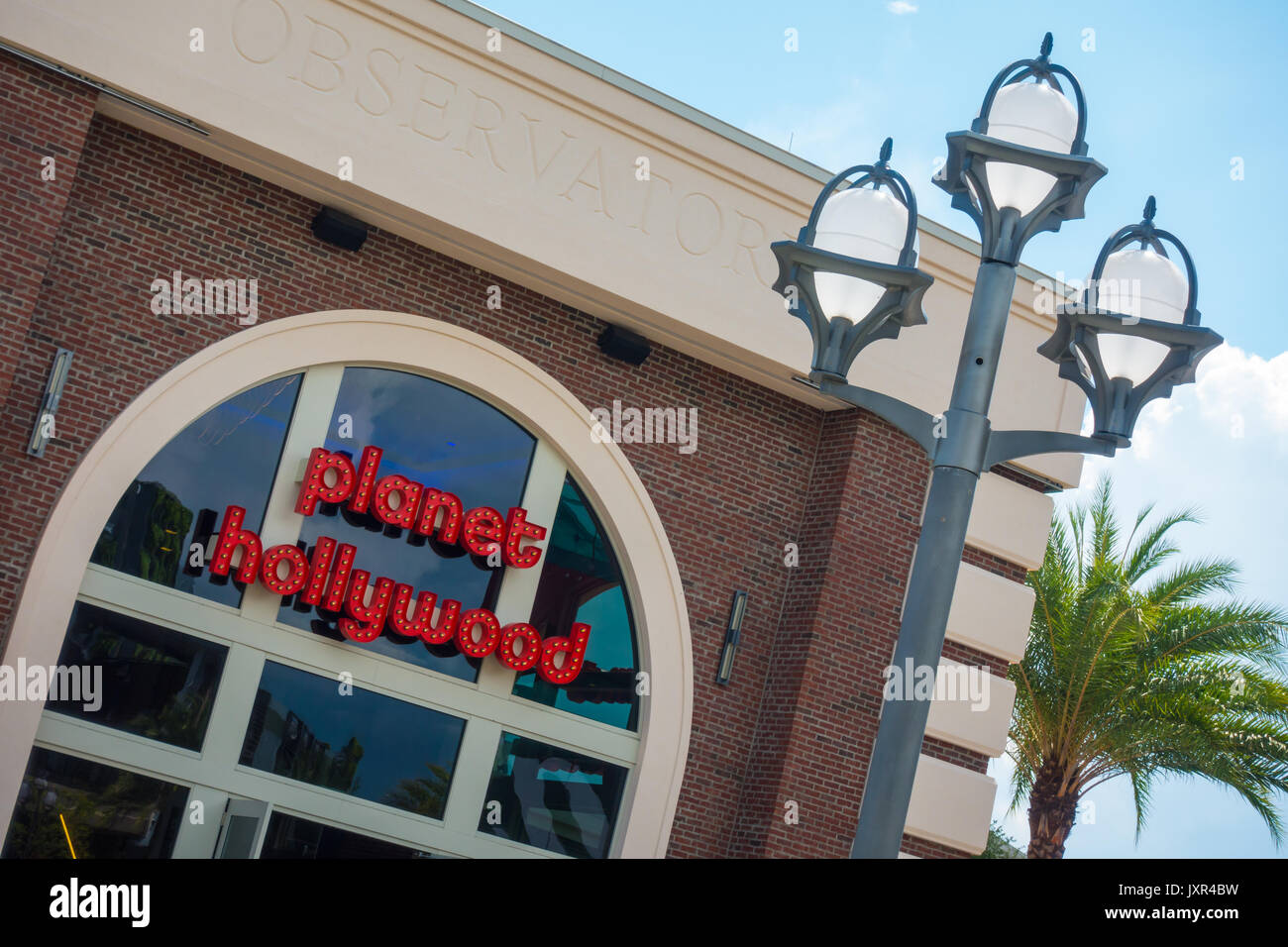 Restaurant Planet Hollywood à Disney Springs, Walt Disney World, Orlando, Floride. Banque D'Images