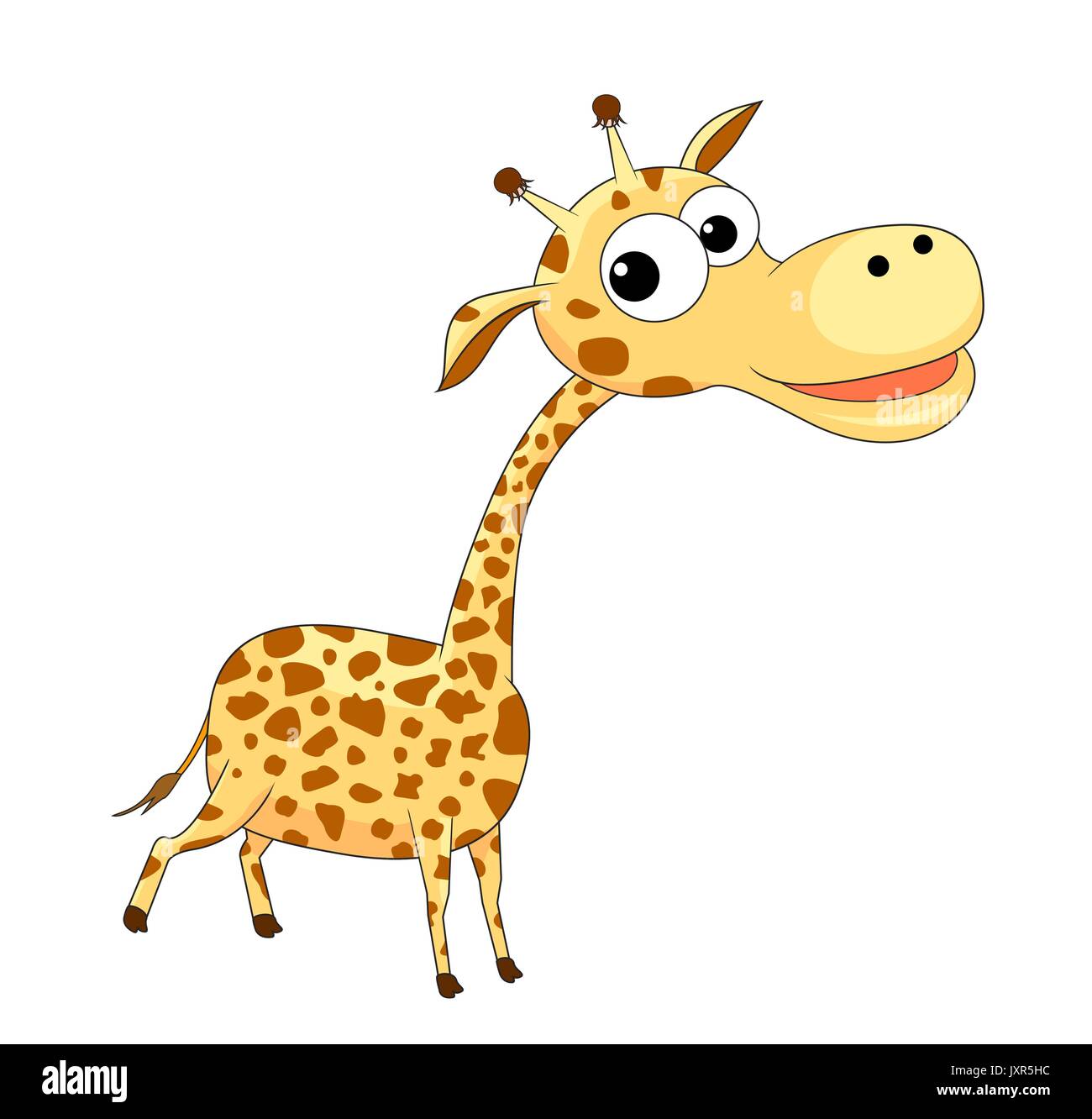 Funny Cute Giraffe Une Petite Girafe Dessin Anime Sur Un Fond Blanc Image Vectorielle Stock Alamy Funny Cute Giraffe Une Petite Girafe Dessin Anime Sur Un Fond Blanc Image Vectorielle Stock Alamy