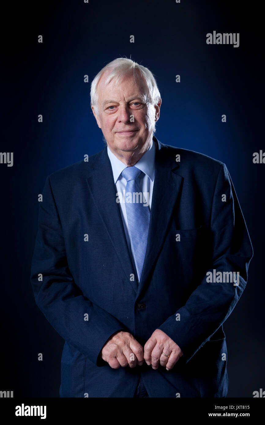 Edinburgh, Royaume-Uni. 17 août 2017. Chris Patten (Christopher Patten, Francis Baron Patten de Barnes, CH, PC), est un crossbench membre de la Chambre des Lords britannique et un ancien homme politique conservateur britannique jusqu'en 2011, figurant à l'Edinburgh International Book Festival. Gary Doak / Alamy Live News Banque D'Images