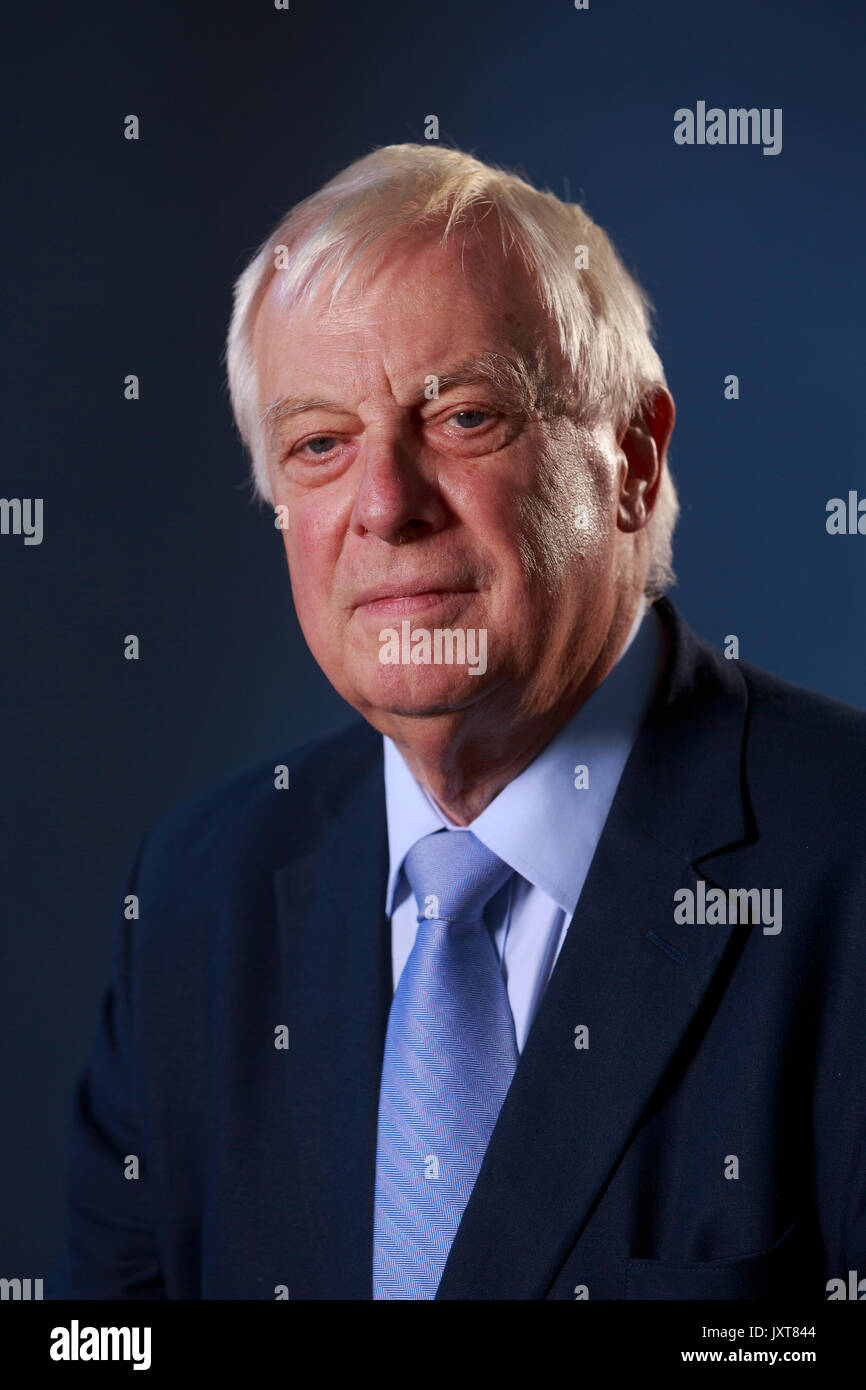 Édimbourg, Écosse 17 août. Jour 6 Edinburgh International Book Festival. Photo : Chris Patten, le Baron Patten de Barnes, CH, PC, est un simple député de la Chambre des Lords britannique et un ancien homme politique conservateur britannique jusqu'en 2011. Credit : Pako Mera/Alamy Live News Banque D'Images