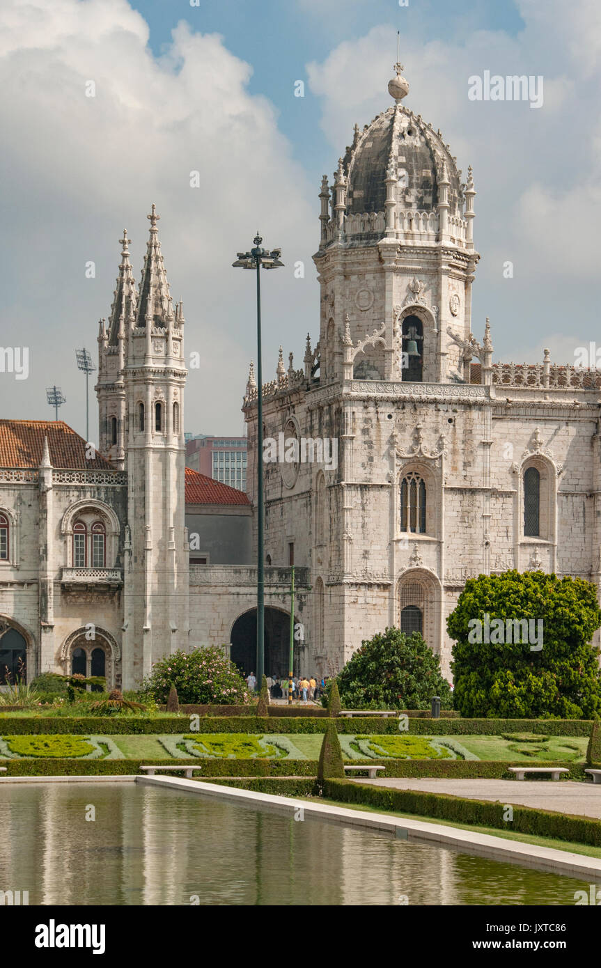 Largo dos Jeronimos, Belém, près de Lisbonne, Portugal Banque D'Images