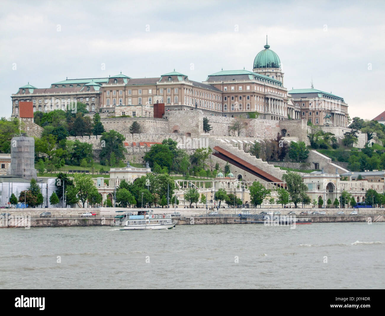 Paysages à Château de Buda à Budapest, la capitale de la Hongrie Banque D'Images