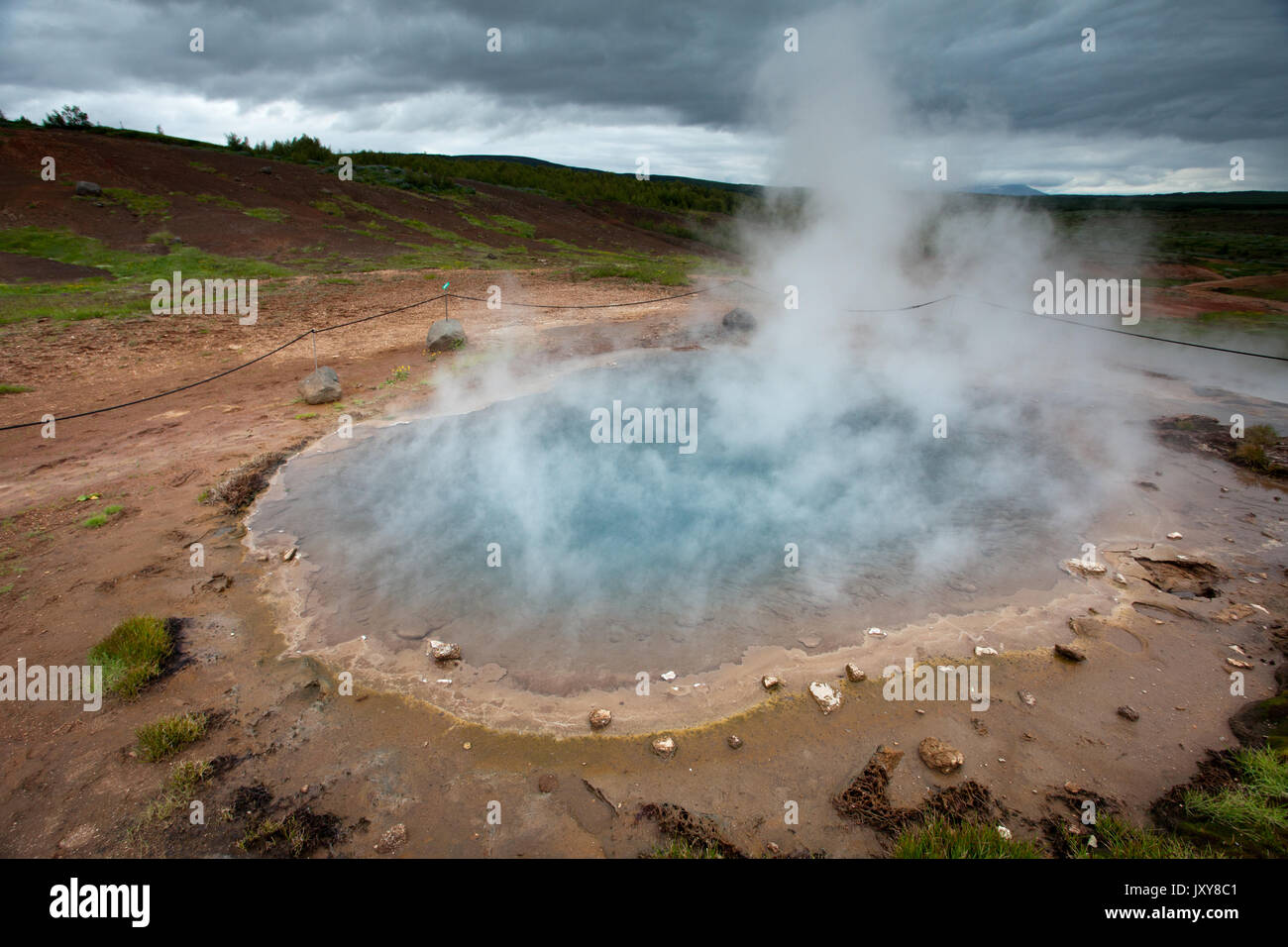 Piscine d'ébullition proche de Strokkur Banque D'Images