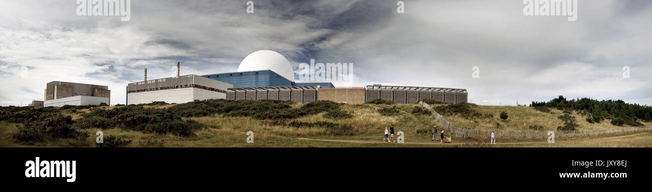 Un Sizewell B et centrales nucléaires suffolk sizewell england uk Banque D'Images