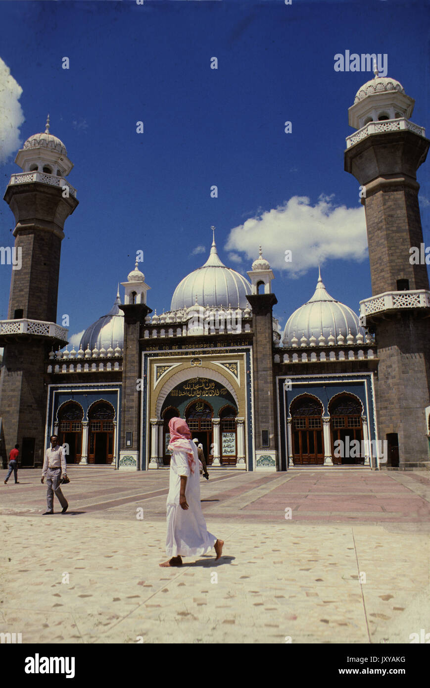 La Mosquée Jamia un célèbre temple musulman est une des plus grande attraction touristique à Nairobi, Kenya Banque D'Images