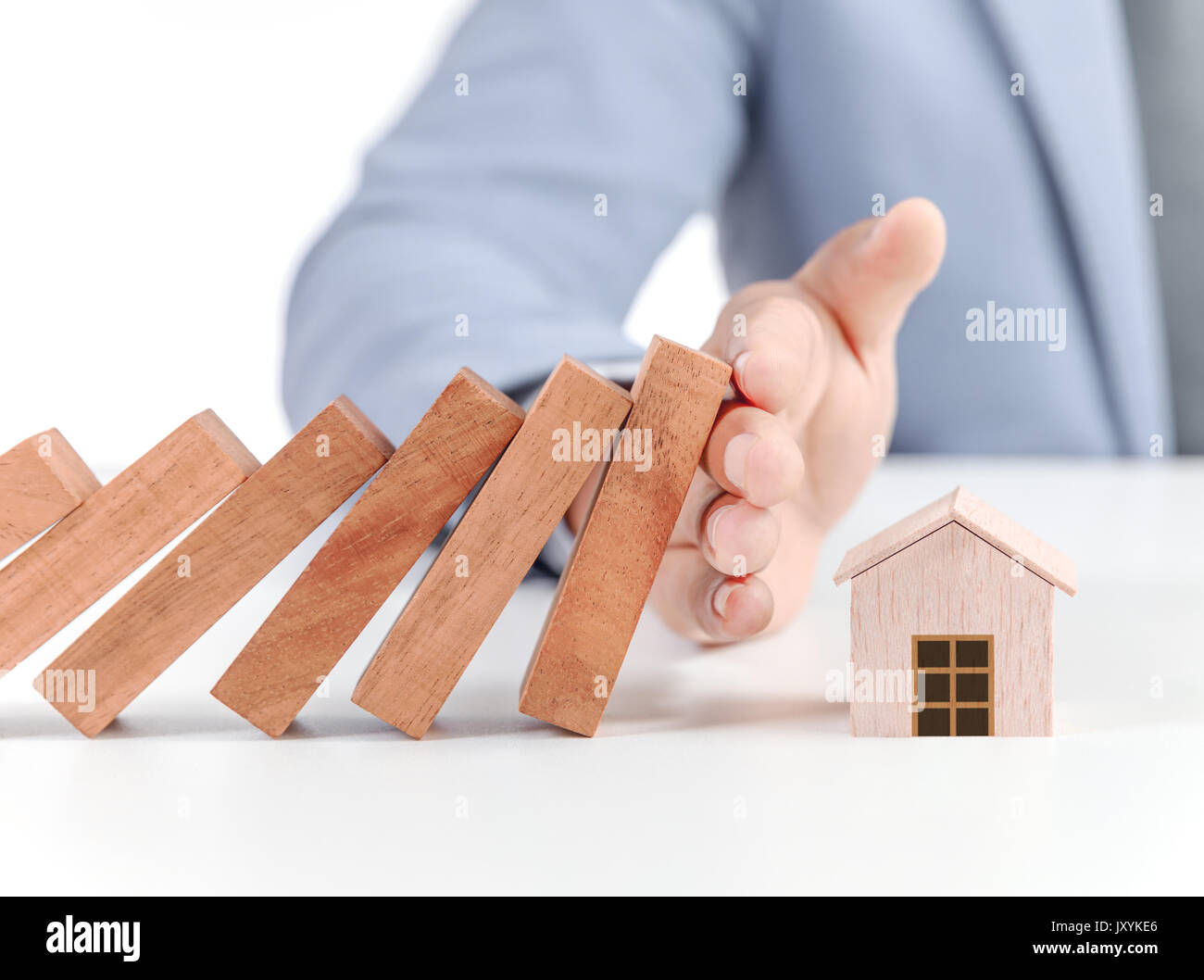 Home concept d'assurance Banque D'Images