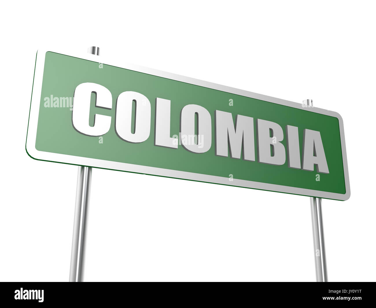 Image concept Colombie avec hi-res rendus d'art qui pourrait être utilisé pour toute la conception graphique. Banque D'Images