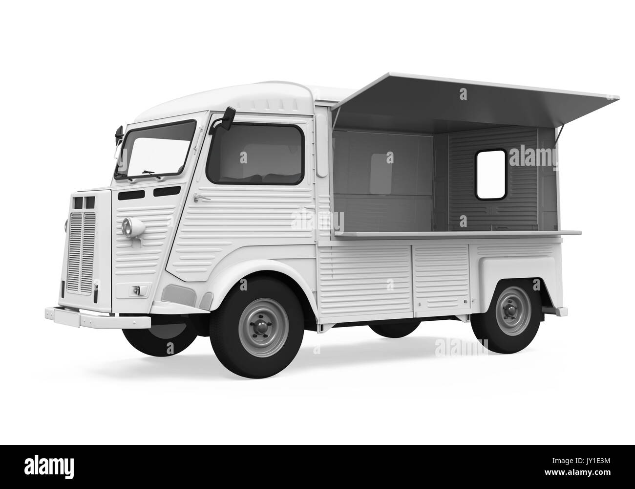 Food Truck Isolated Banque D'Images