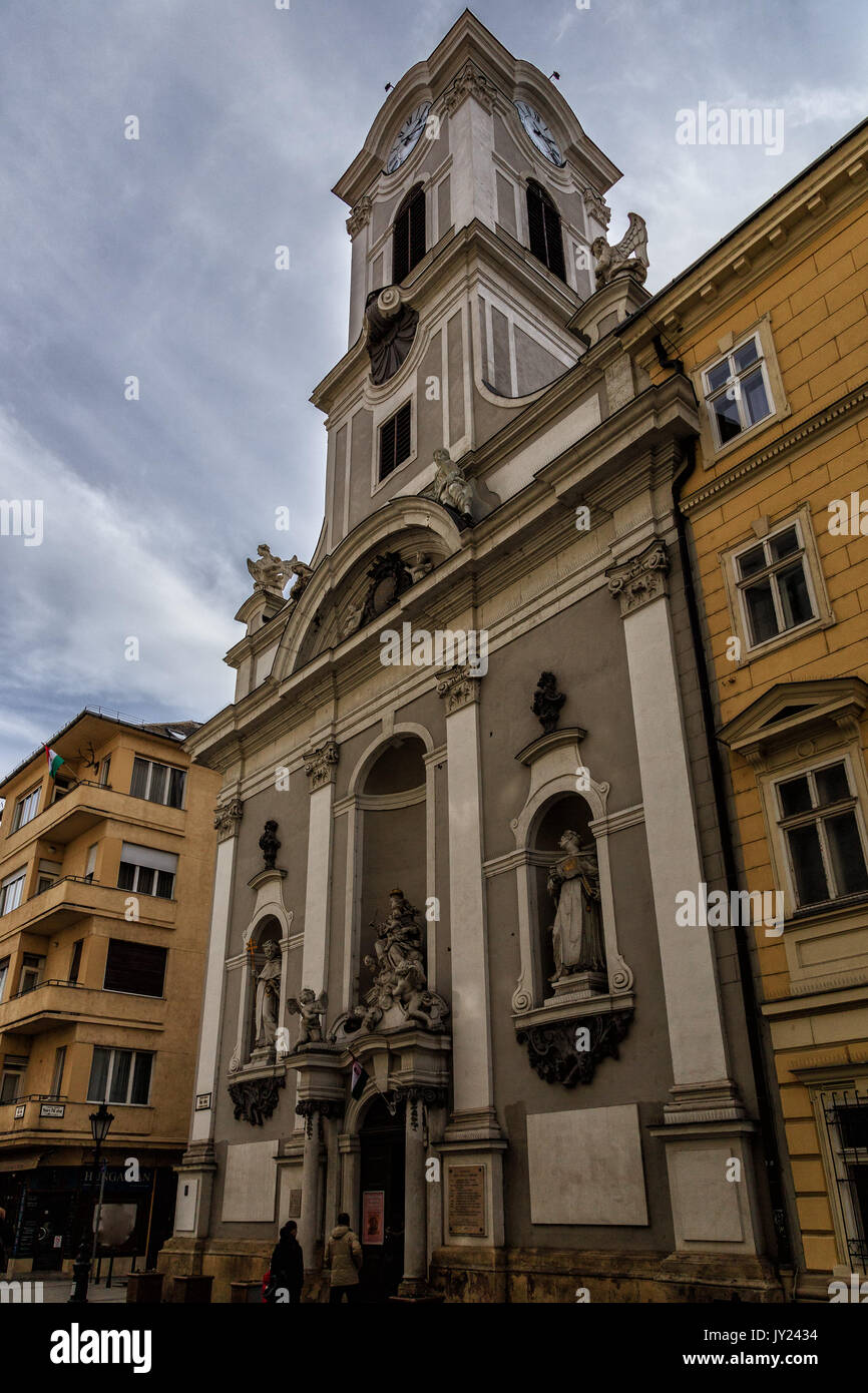 Une église à Budapest, Hongrie Banque D'Images