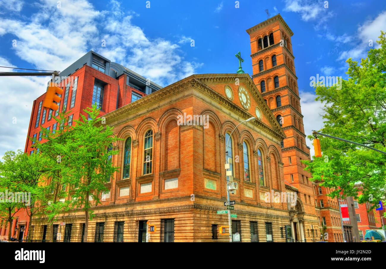 Judson Memorial Church à Manhattan, New York City Banque D'Images