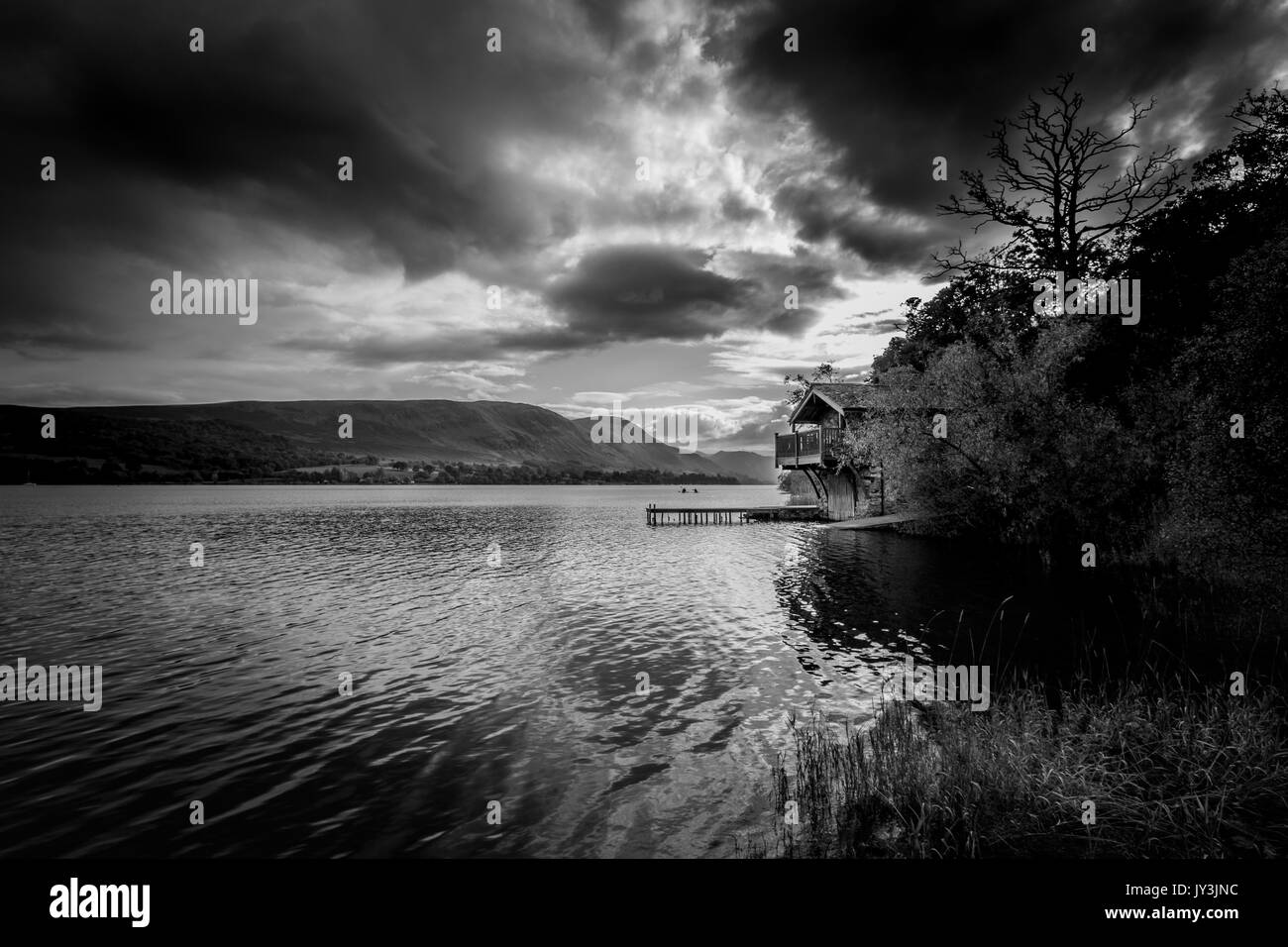 Un hangar à pooley bridge, Lake District, Cumbria Banque D'Images