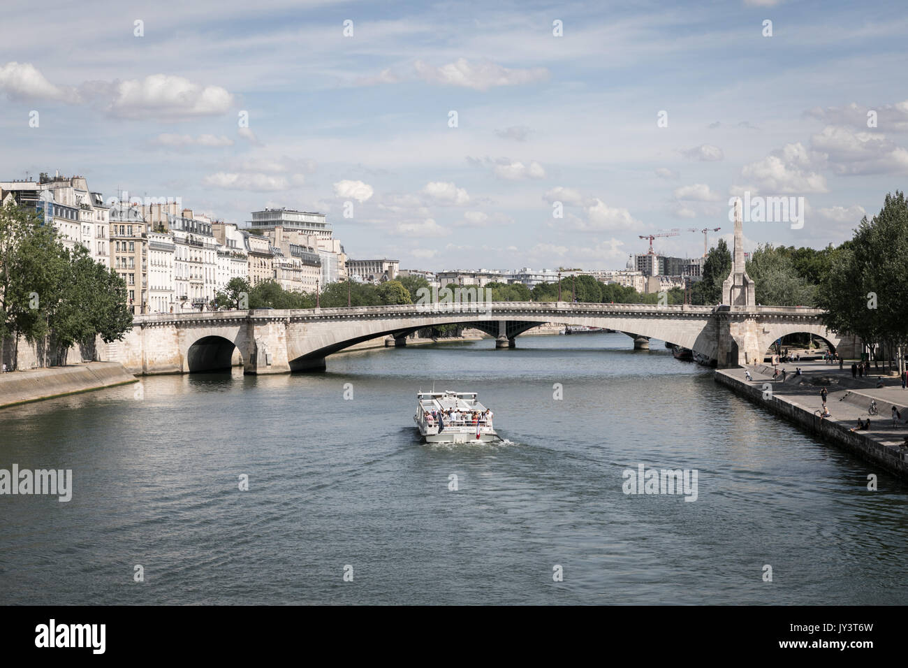La seine river paris Banque D'Images