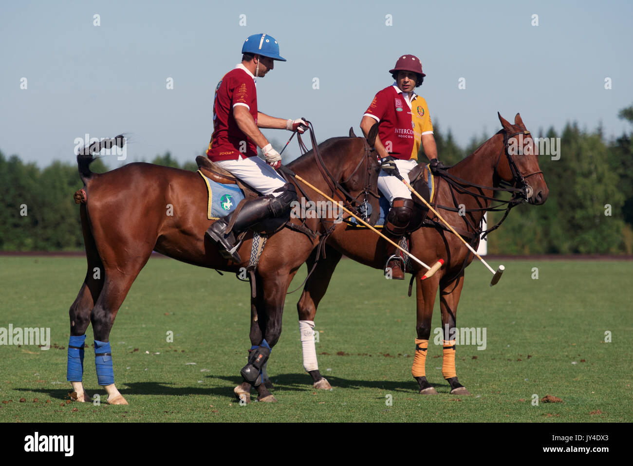 British Polo Day à Moscou Banque D'Images