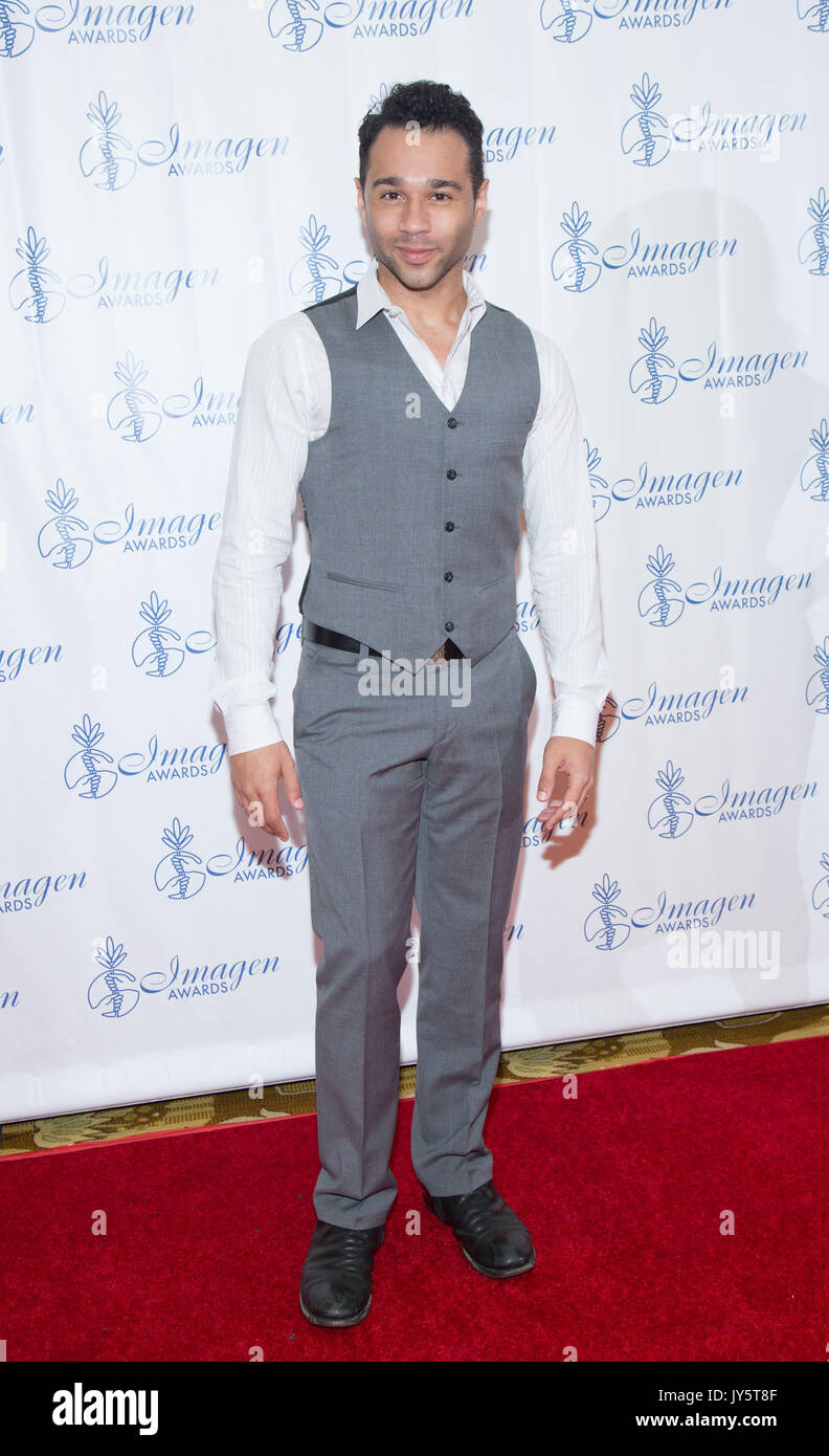 Beverly Hills, Californie, États-Unis. 18 août 2017. Corbin Bleu participe au 32e Prix annuel d'Imagen Beverly Wilshire four Seasons Hotel août 18,2017 Beverly Hills, Californie. Banque D'Images