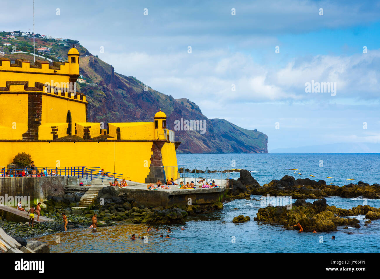 Fort Sao Tiago. Funchal, Madeira, Portugal, Europe. Banque D'Images