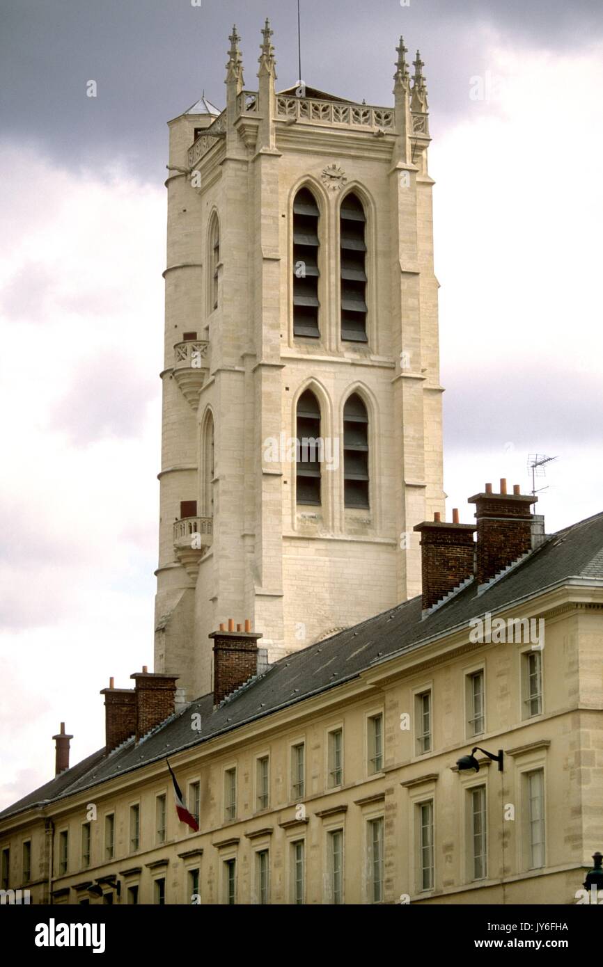 Lycée Henri IV et la tour Clovis, Paris, 5e arrondissement Photo Gilles Targat Banque D'Images