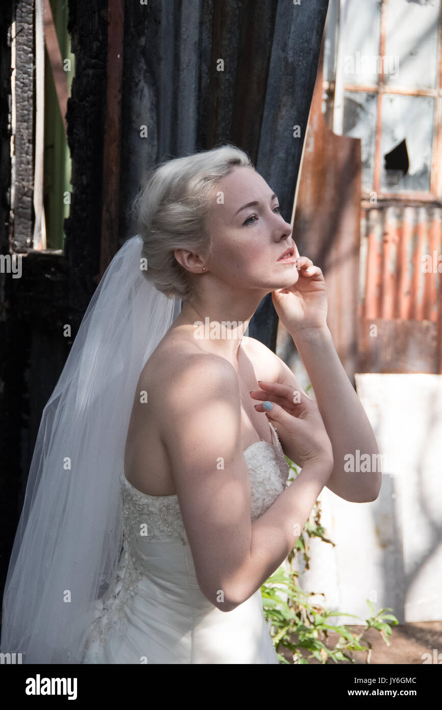 Épouse abandonnée et carie à Platt's Eyot Island Hampshire Banque D'Images