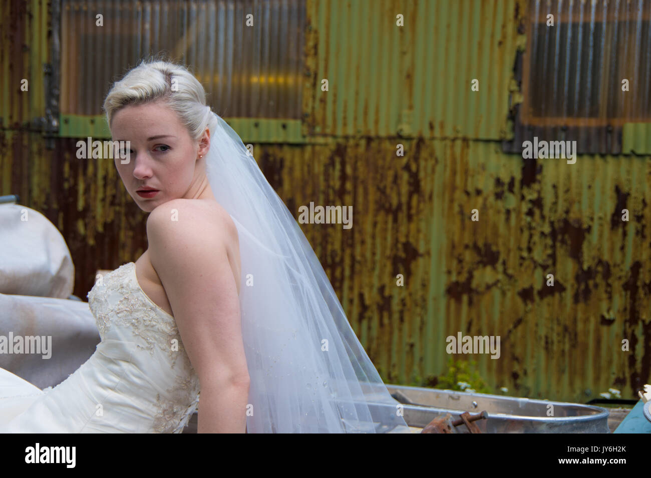 Épouse abandonnée et carie à Platt's Eyot Island Hampshire Banque D'Images