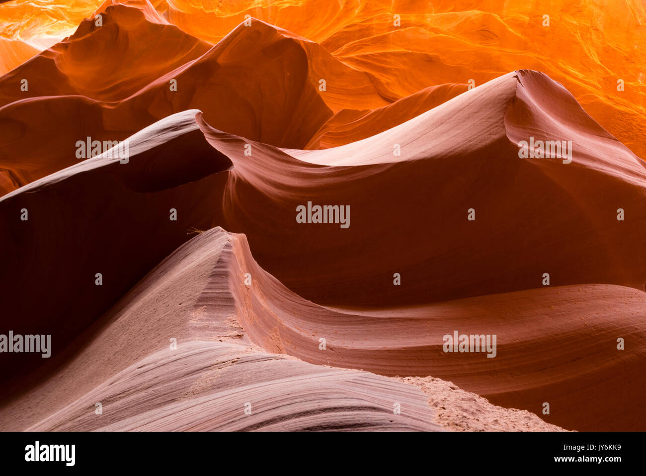 Image d'Antelope Canyon, un slot canyon près de page, arizona sur la réserve indienne navajo. Banque D'Images
