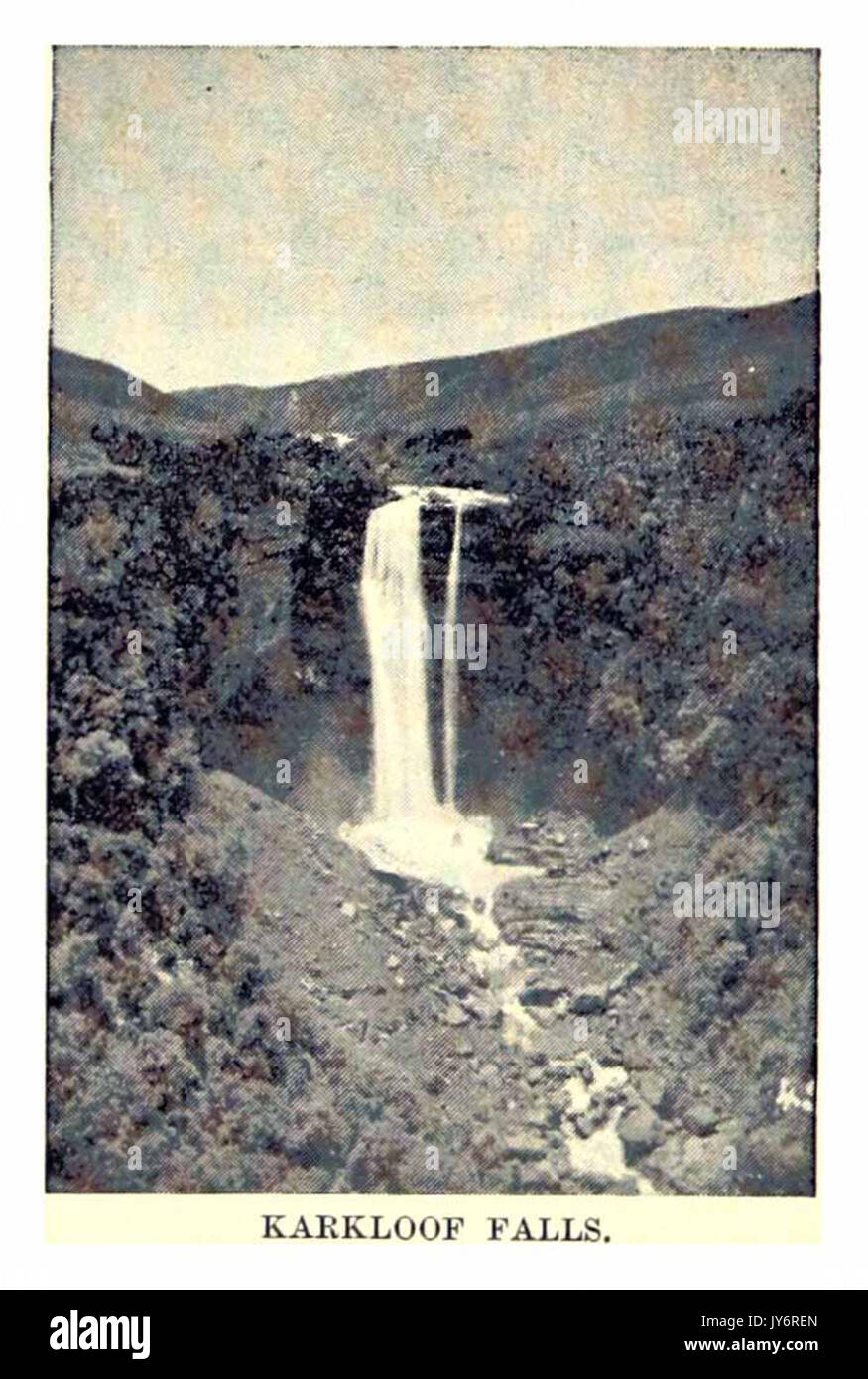 RegionPMB 1898 Karkloof Falls Banque D'Images