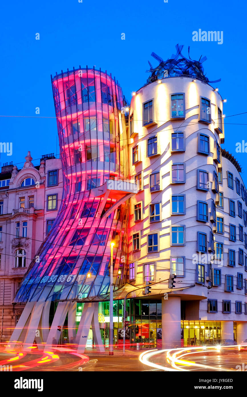Dancing house, Prague, République Tchèque Banque D'Images