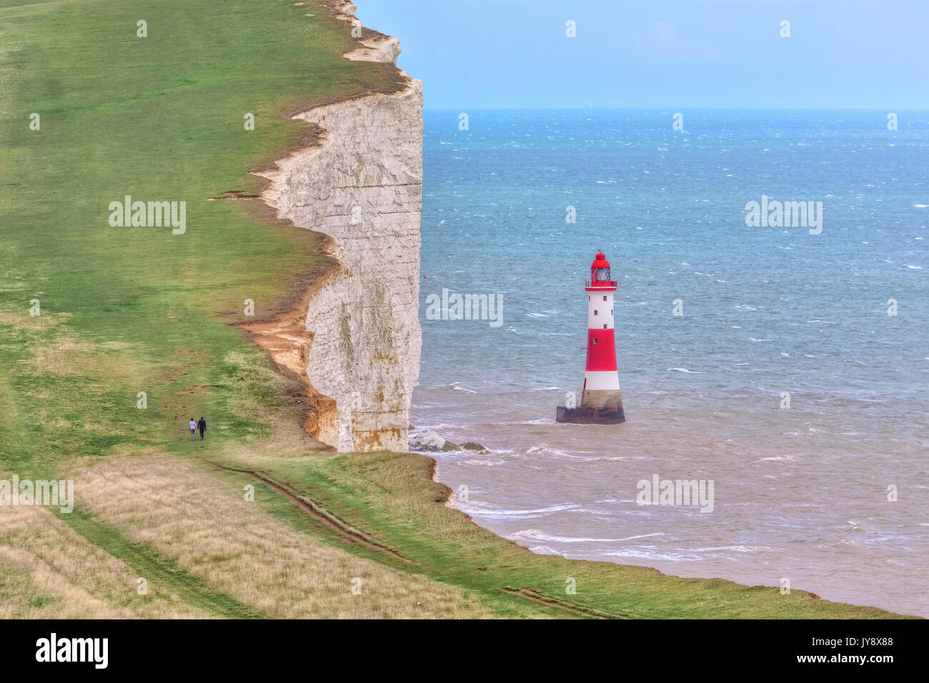 Beachy Head, Sept Soeurs, South Downs, East Sussex, England, UK Banque D'Images