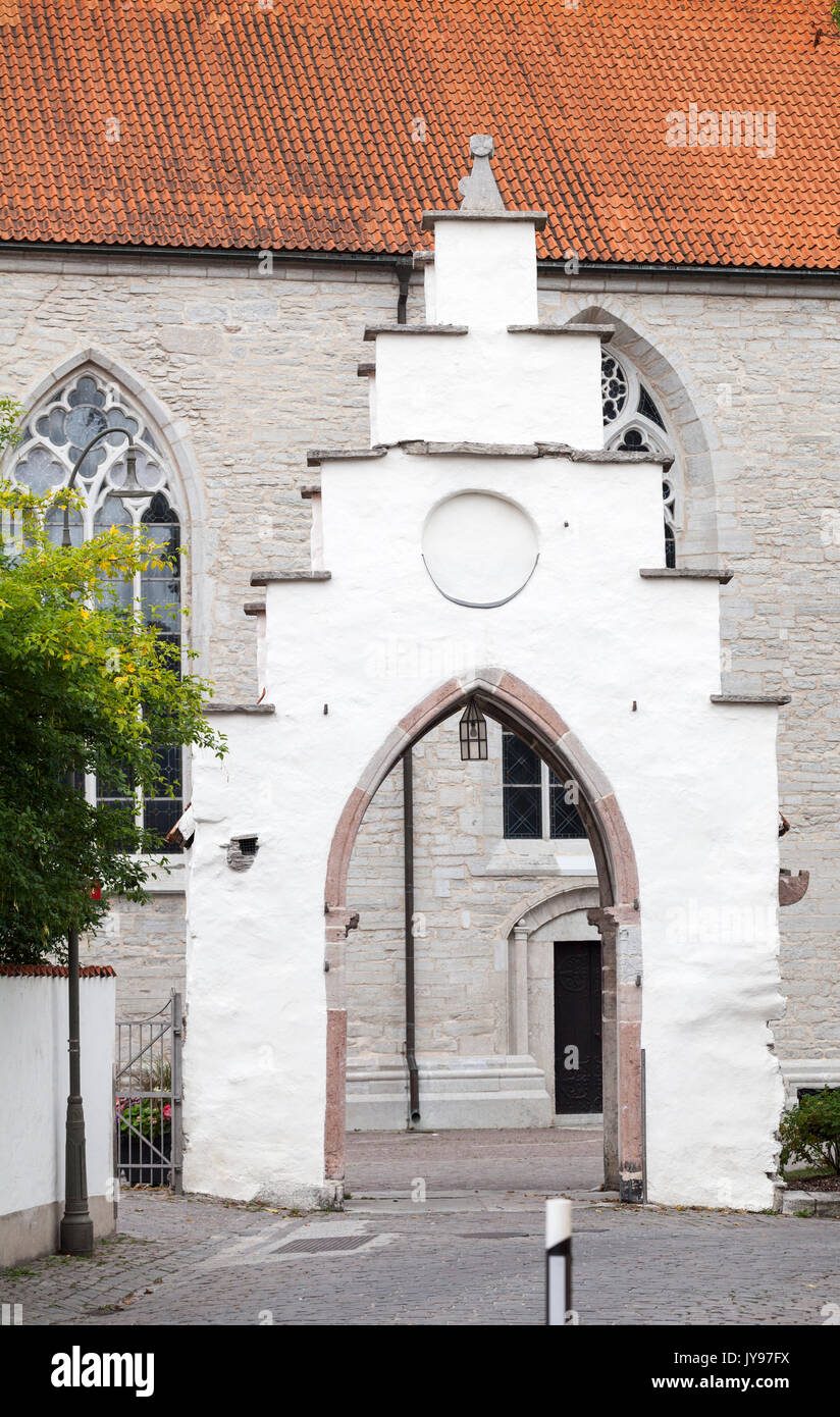 Sta. Maria à Visby Cathedral towm ole Banque D'Images