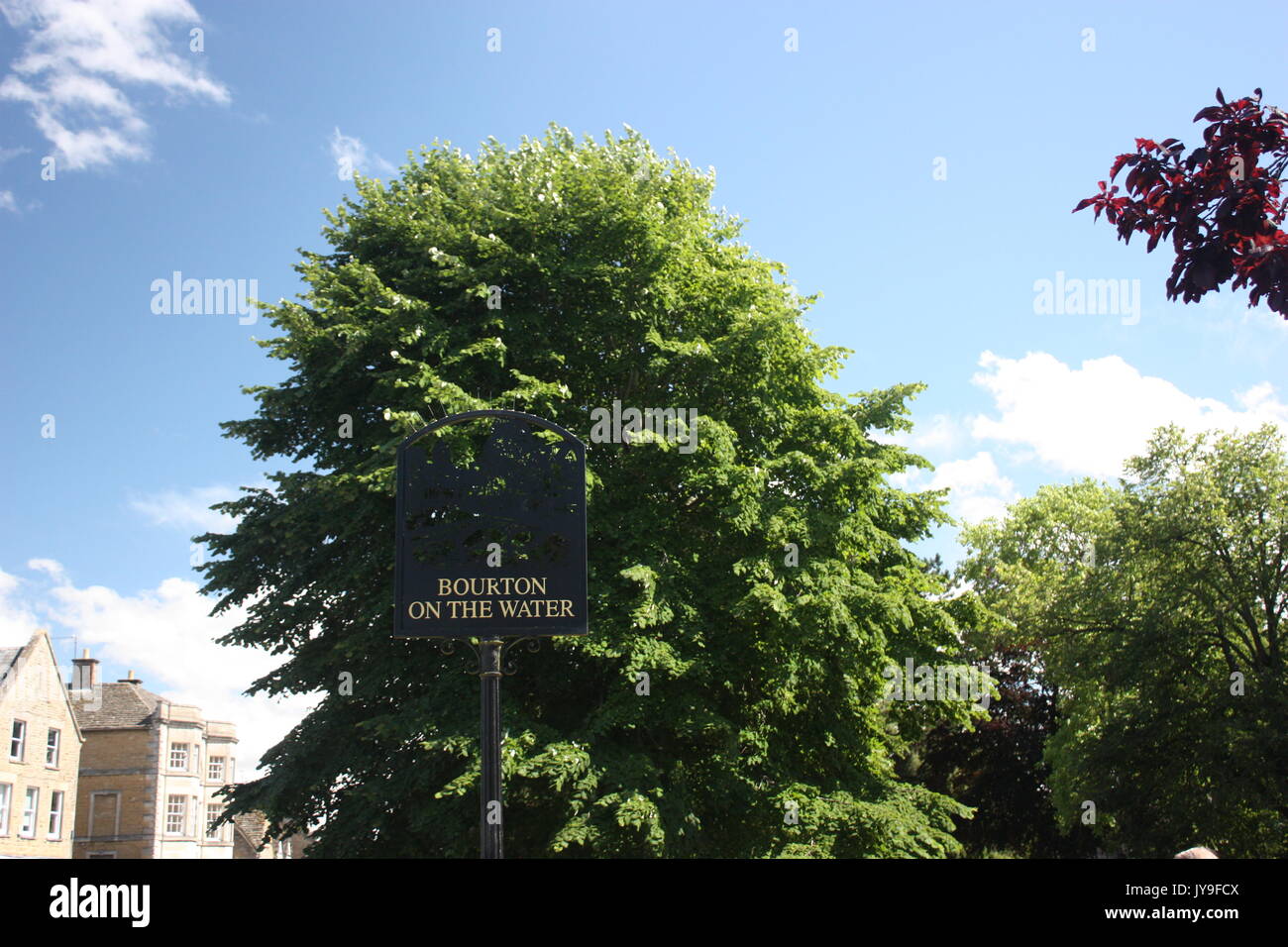 Burton signe Banque D'Images