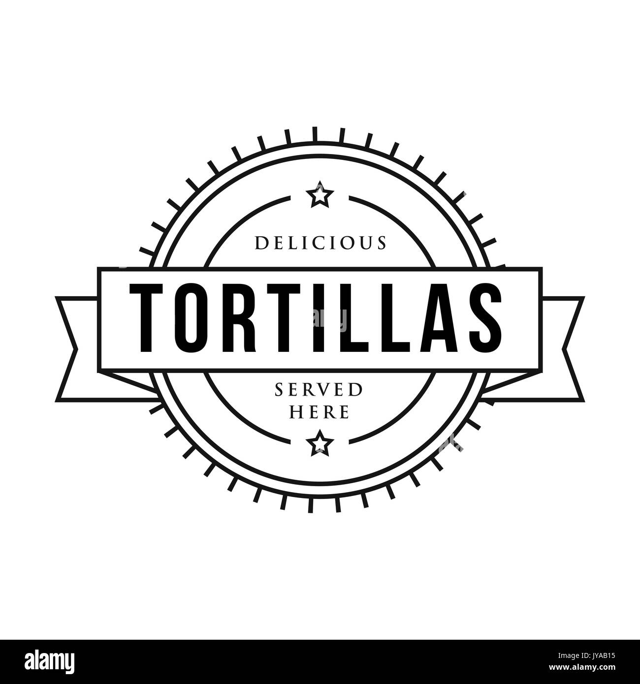 Toritillas vintage stamp sign vector Illustration de Vecteur