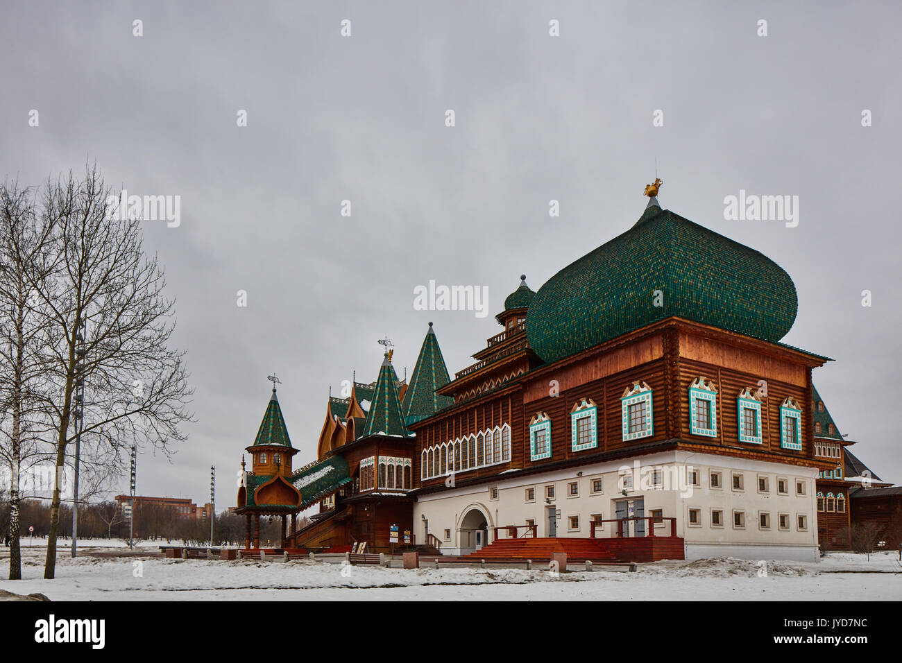 Kolomenskiy palace à Moscou, musée local. Banque D'Images