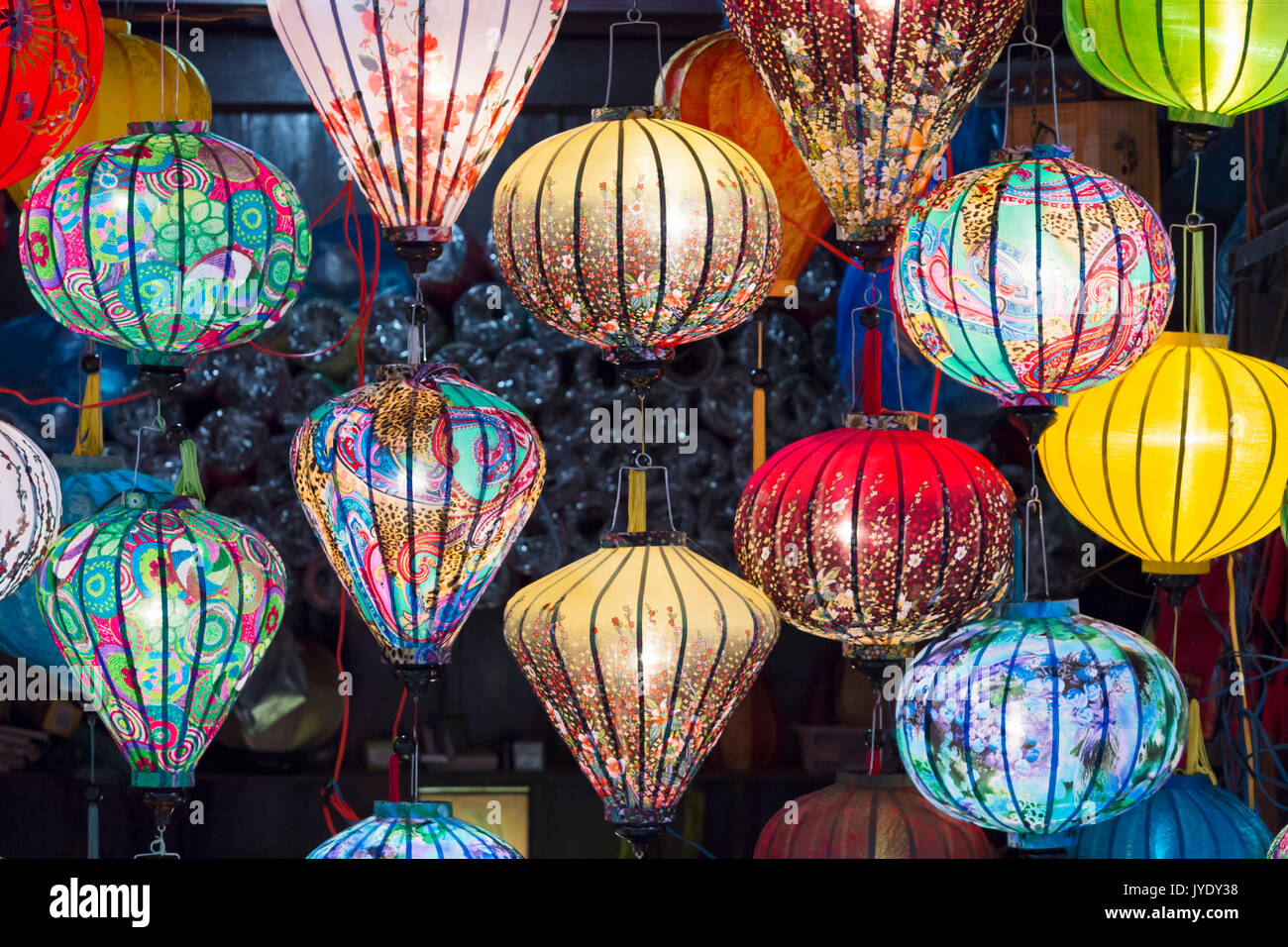 Uonlytech Lanterne En Soie Chinoise Bleue Et Blanche - Lampe Suspendue Vietnamienne Hoian - Décoration Festive