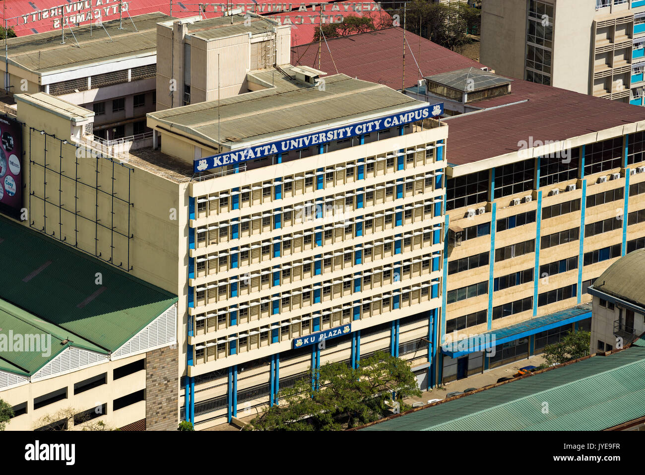 Kenyatta University City Campus Building, Nairobi, Kenya Banque D'Images