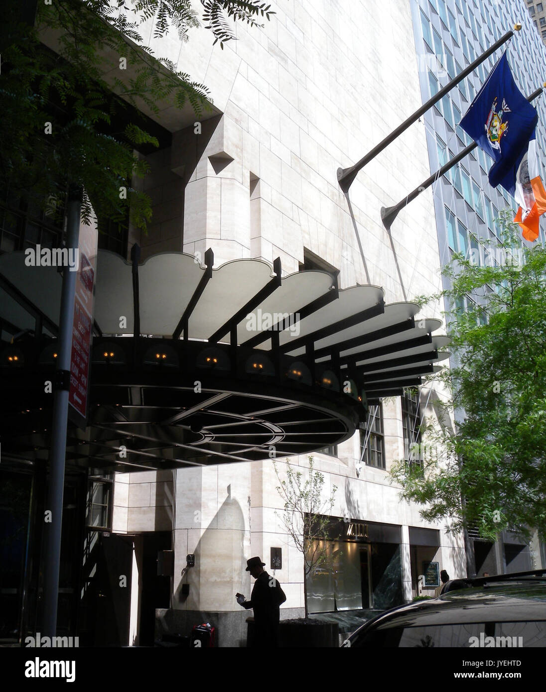 4 seasons hotel NY 57 canopy jeh Banque D'Images