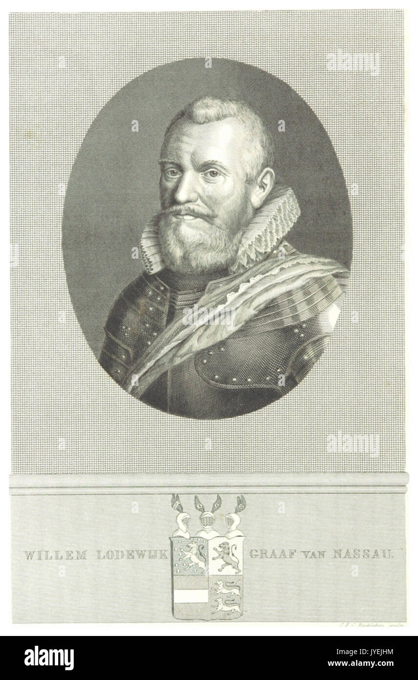 AREND(08) p086 WILLEM LODEWIJK, GRAAF VAN NASSAU Banque D'Images