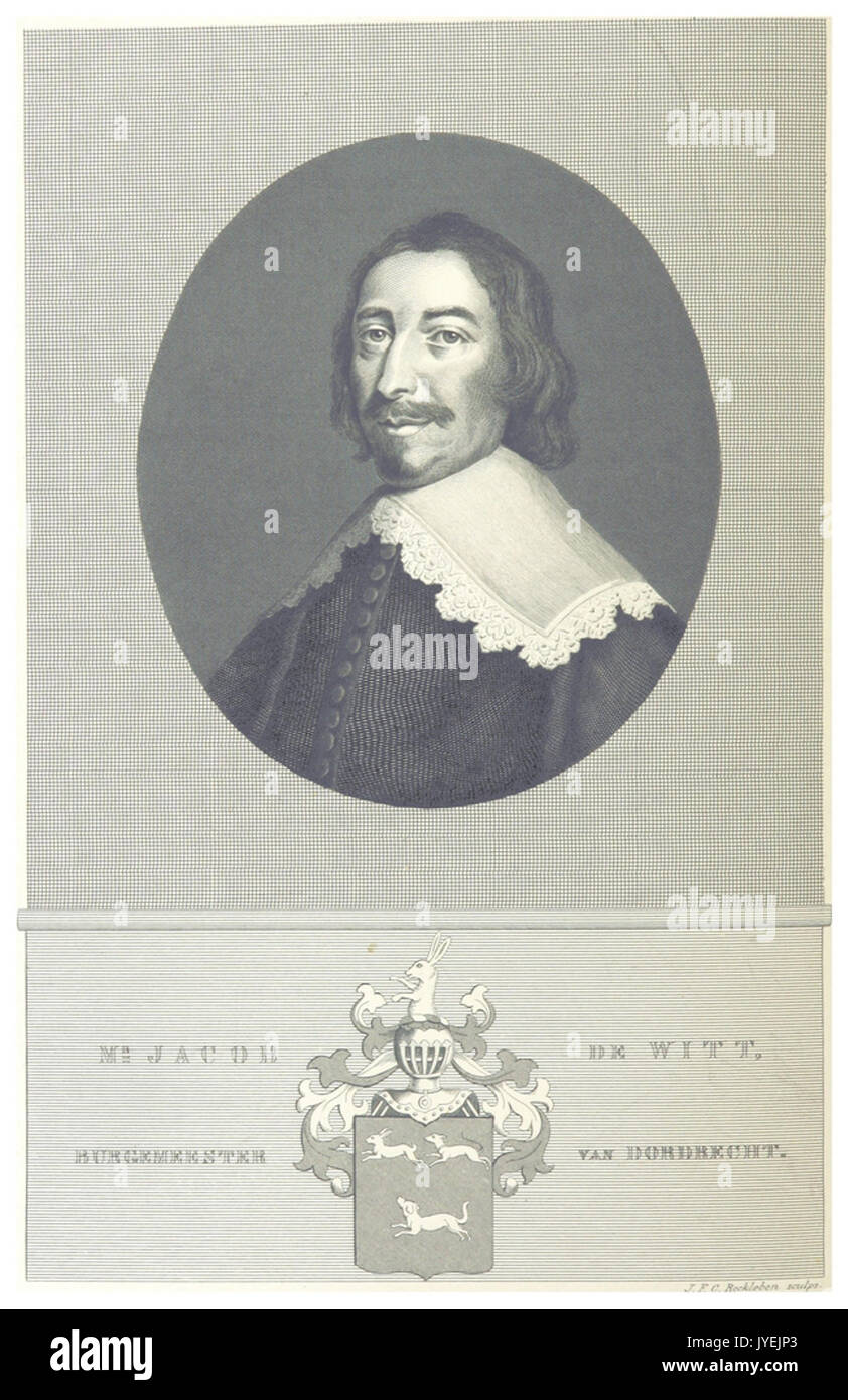 AREND(13) p162 JACOB DE WITT, BURGEMEESTER VAN DOHRTRECHT Banque D'Images