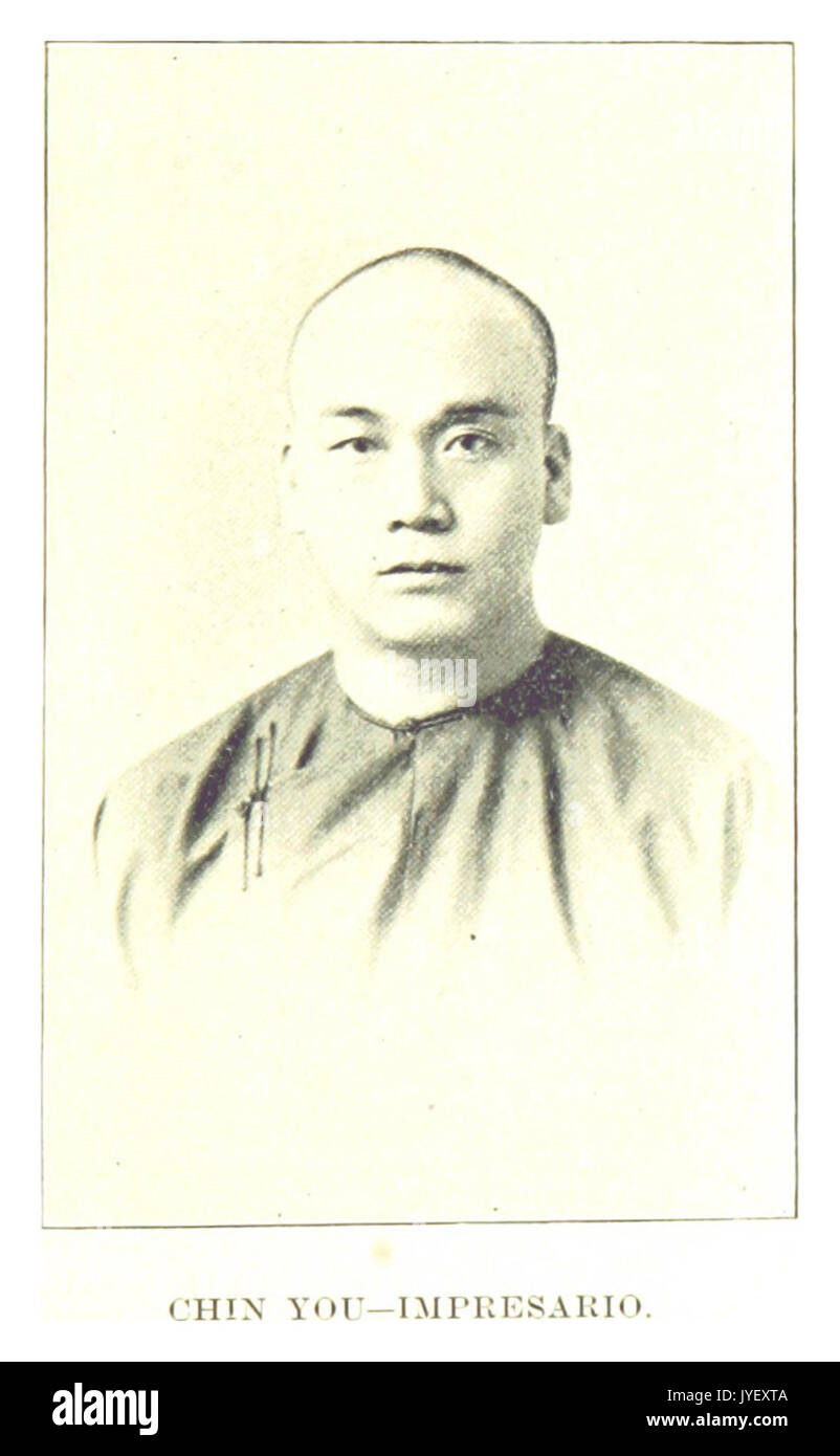 BECK(1898) p287 VOUS CHIN, IMPRESSARIO Banque D'Images