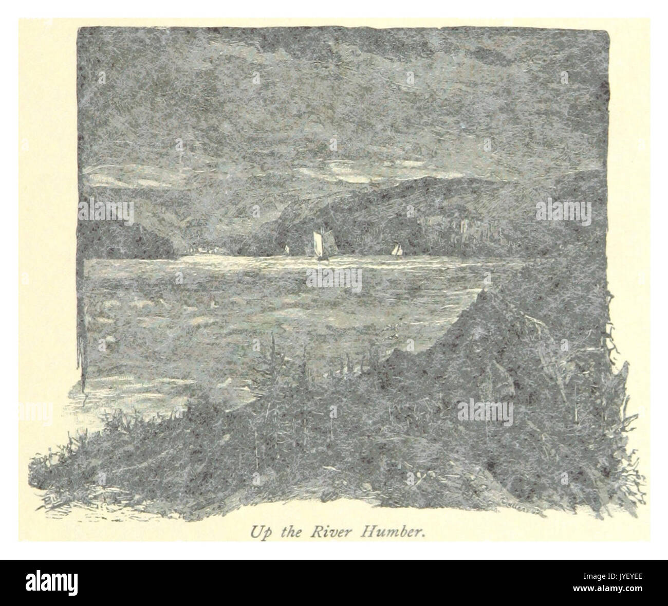 (1885) p089 jusqu'à la rivière Humber Banque D'Images