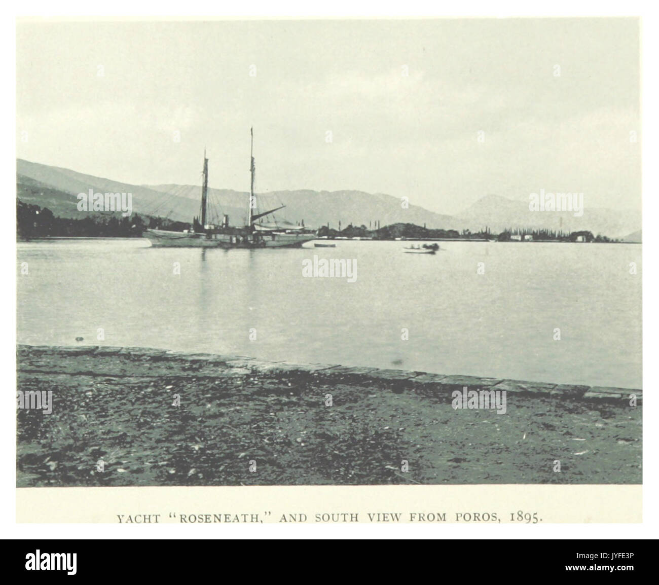 LAMBART(1897) p070 Location de ROSENEATH ET AU SUD DE LA MUNICIPALITÉ DE POROS, 1895 Banque D'Images