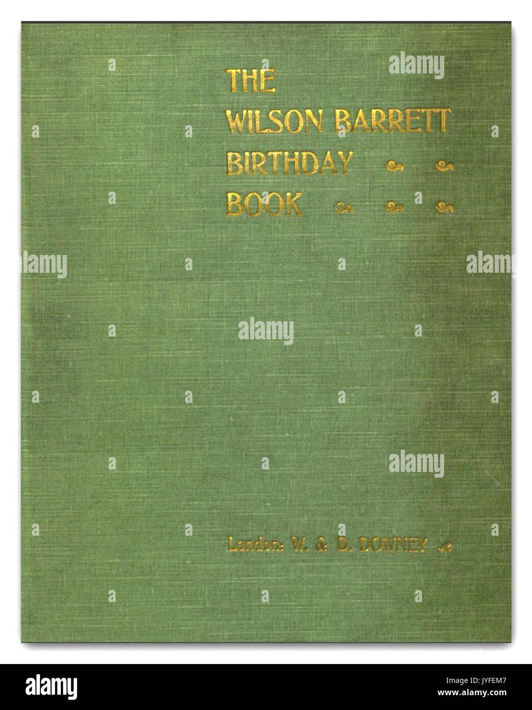 BARRETT(1899) Livre d'anniversaire Banque D'Images