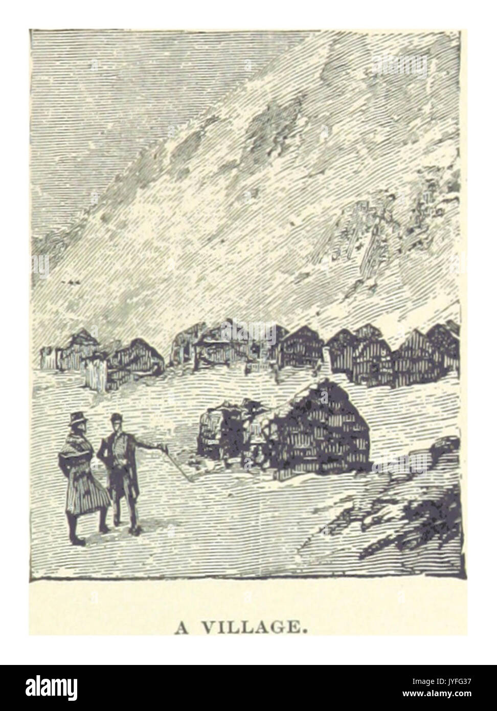 Village français du 19ème siècle Banque de photographies et d’images à ...