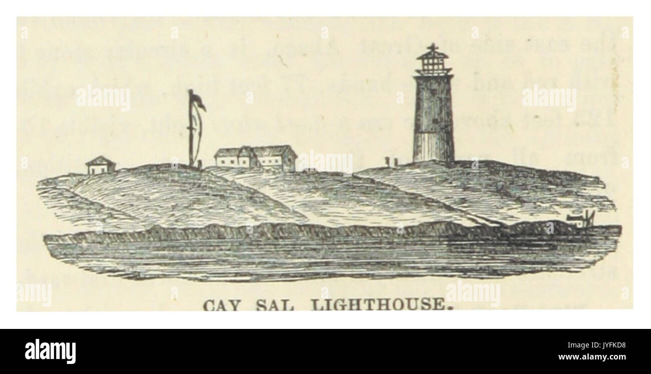 IMRAY(1884) p0216 BAHAMAS, CAY SAL LIGHTHOUSE Banque D'Images
