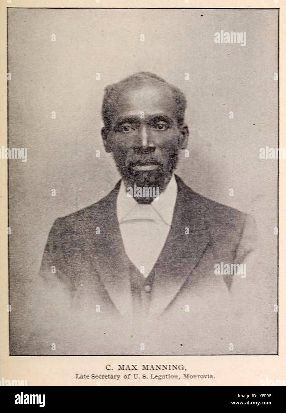 Entendu(1898) 36 C. Max Manning Banque D'Images