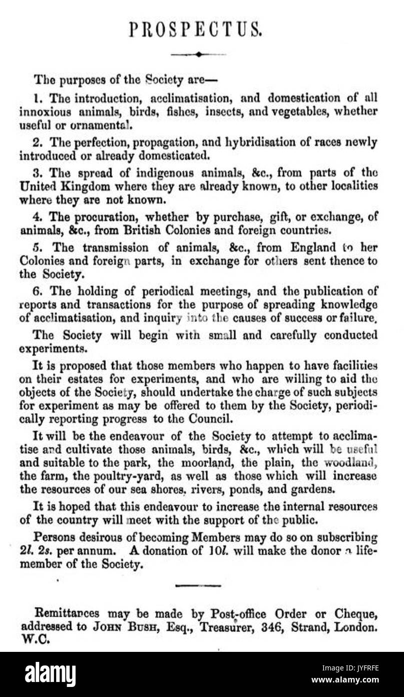 Perspective de la société d'Acclimatation Banque D'Images