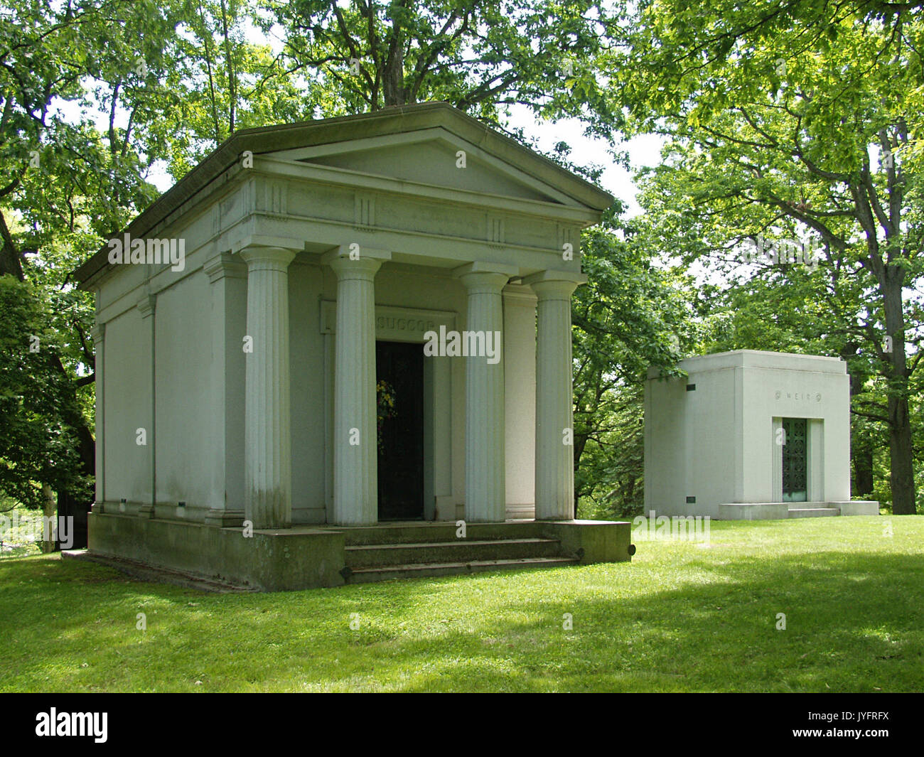 A. E. Succop Mausolée, Homewood Cimetière, 2015 05 24, 01 Banque D'Images