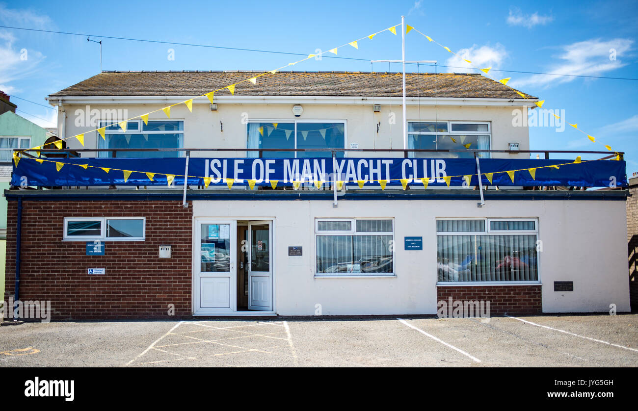 Yacht Club de l'île de Man au Port St Mary Banque D'Images