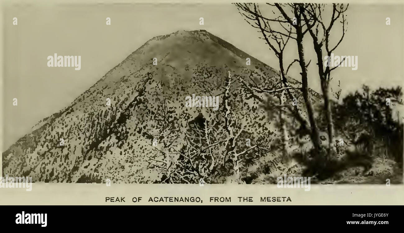 Un aperçu du Guatemala 39 acatenango mesta Banque D'Images