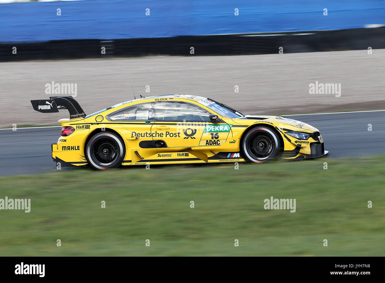 19.08.2017, le circuit zandvoort, Zandvoort, dtm 2017, 11.lauf zandvoort, Zandvoort, Pays-Bas. 20e août, 2017. , Im bild Timo Glock (deu# 16) bmw team rmr, la Deutsche Post bmw m4 dtm photo : Cronos/hasan bratic crédit : Cronos/Alamy live news Banque D'Images